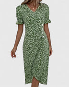 Women's Midi Summer Dress – Comfortable Casual Dress – Kataryna