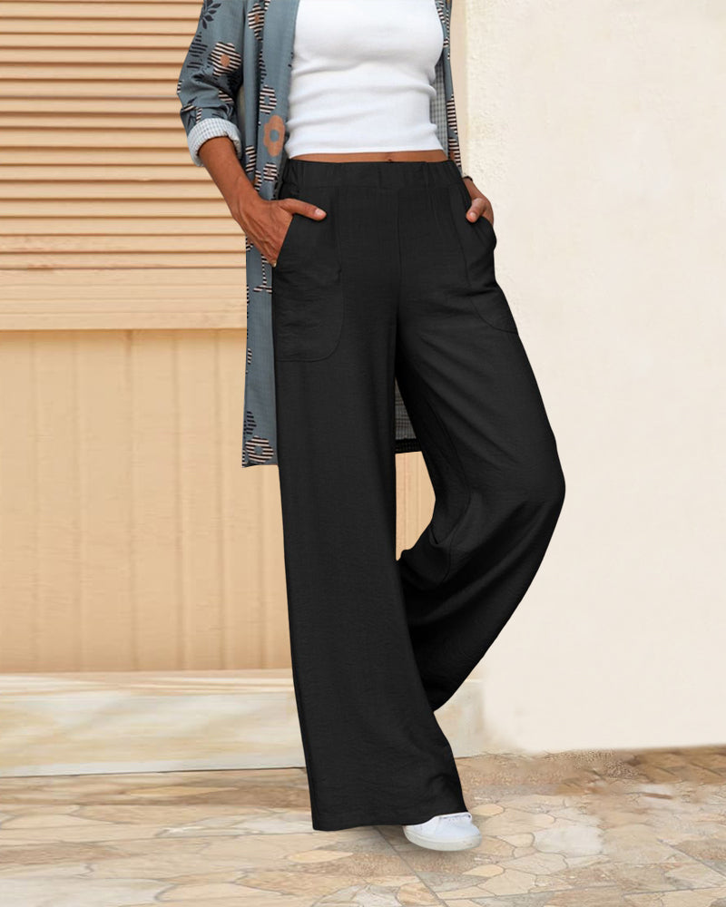 Women's Slim Fit Dress Pants – High Waist Fitted Tailored Trousers