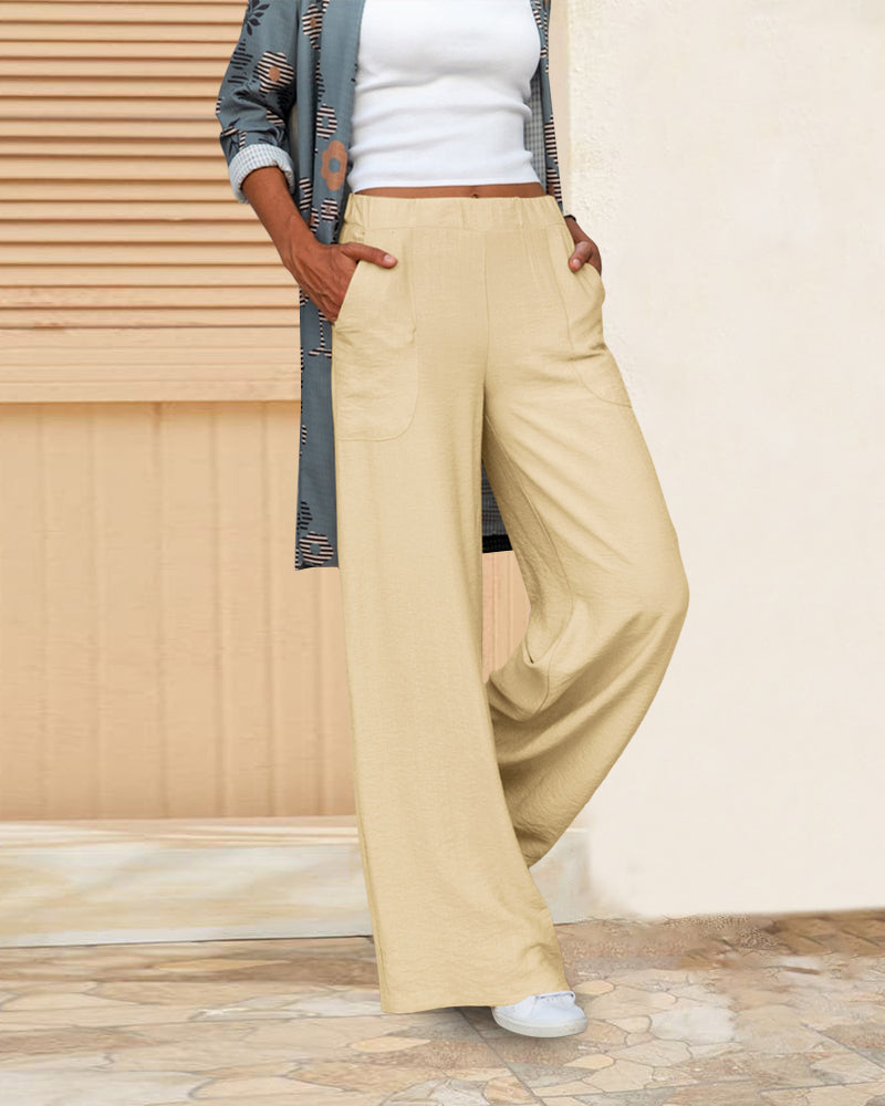 Women's Slim Fit Dress Pants – High Waist Fitted Tailored Trousers