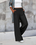 Women's Slim Fit Dress Pants – High Waist Fitted Tailored Trousers