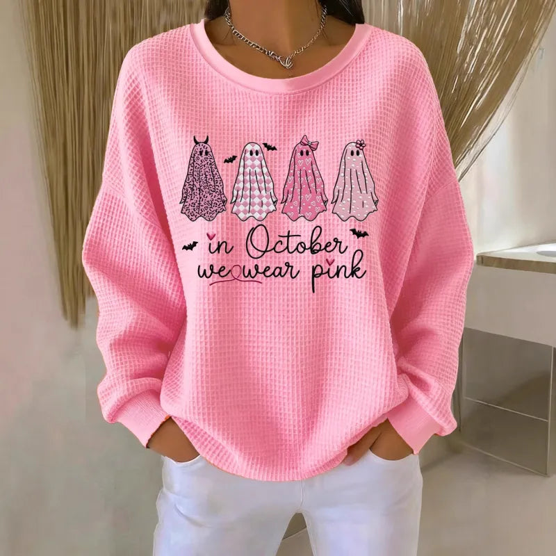 Women's Textured Pullover Sweater – Relaxed Everyday Knit Sweater