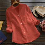Women's Relaxed Button-Up Shirt – Casual Summer Shirt