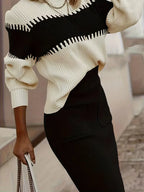 Women's Ribbed Sweater Set – Matching Knit Skirt Set