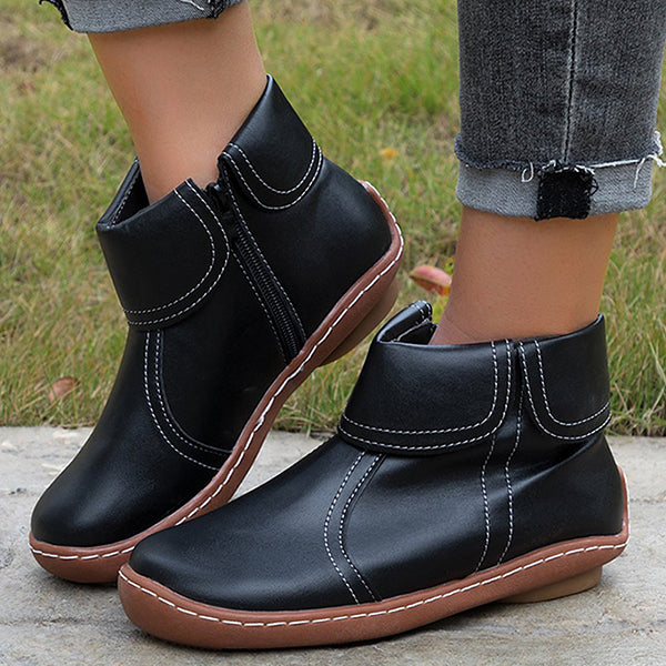 Women’s Classic Ankle Boots – Non-Slip Comfort Style - Erica