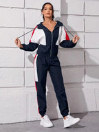 Women's Hooded Lounge Set – Zip-Up Legging Set