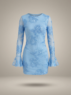 Women's Floral Mini Dress – Puff Sleeve Dress