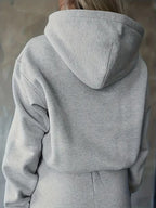 Women's Graphic Tracksuit Set – Wide Leg Hoodie Set
