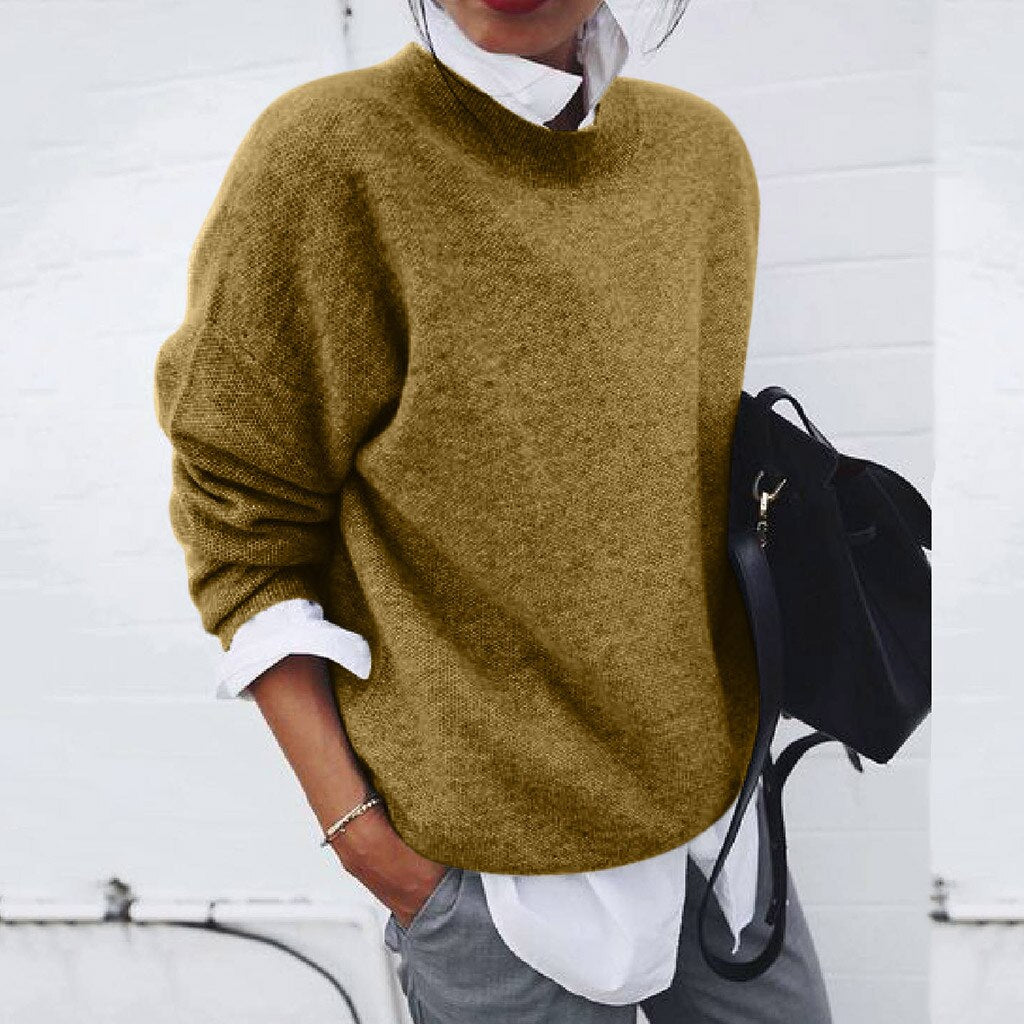 Women's Knit Sweater – Elegant Casual Sweater – Celine