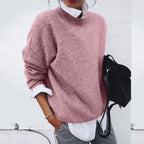 Women's Knit Pullover – Relaxed Everyday Sweater