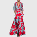 Women's Elegant Maxi Dress – Long Sleeve Evening Dress – Dorothy
