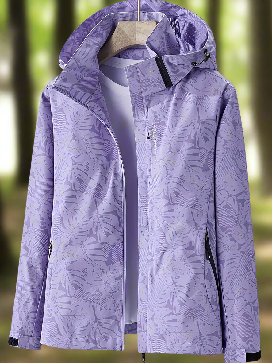 Women’s Waterproof Summer Jacket – Lightweight Rain Style - Leslie