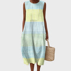 Women's Comfortable Midi Dress – Casual Everyday Dress – Sophryana