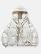 Women's Hooded Winter Jacket – Warm Lined Zip-Up Jacket