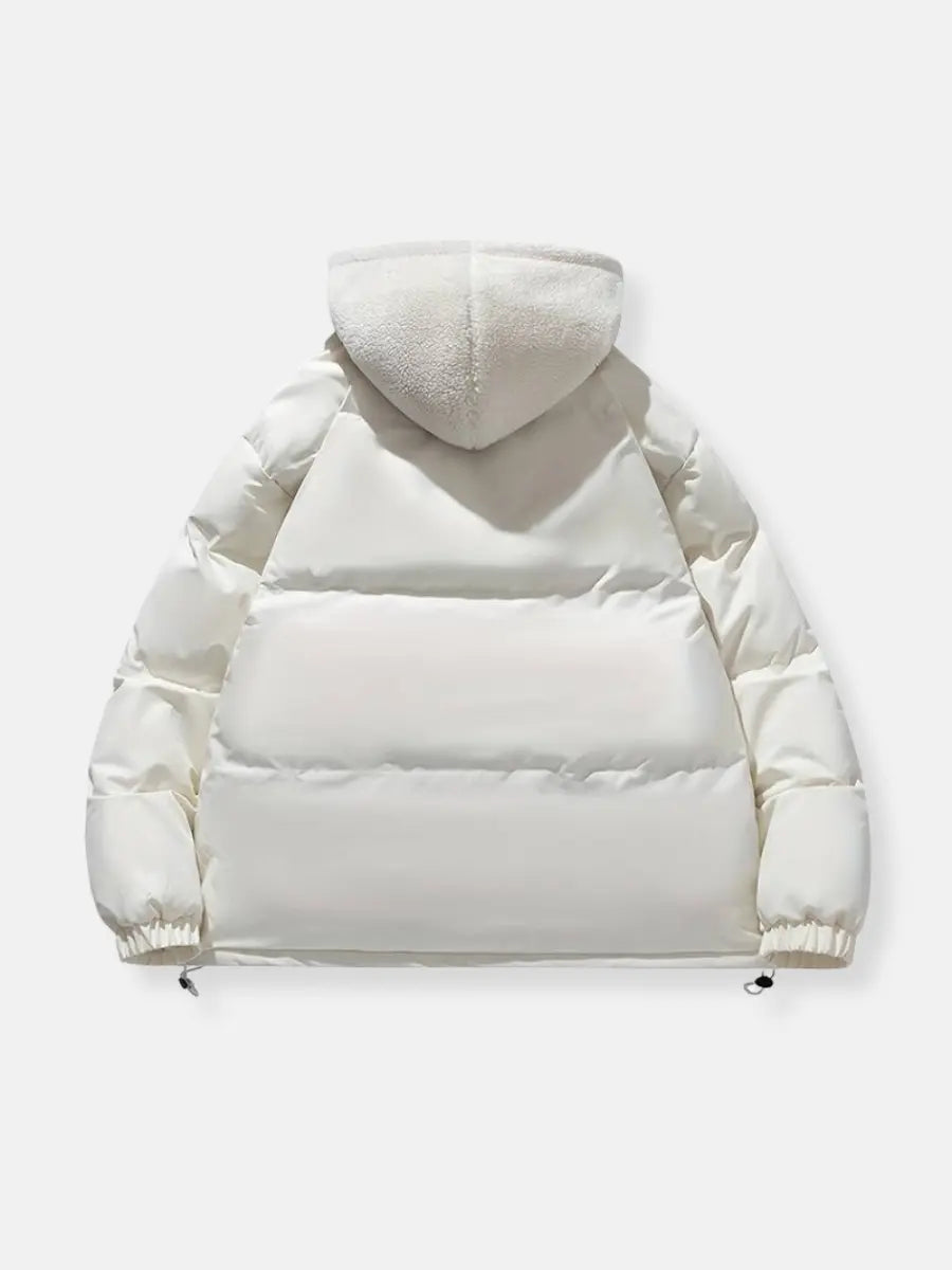 Women's Hooded Winter Jacket – Warm Lined Zip-Up Jacket
