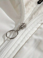 Women's Hooded Winter Jacket – Warm Lined Zip-Up Jacket