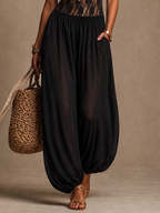 Women's Lace Halter Jumpsuit – Lace Bodice Wide Leg Formal Jumpsuit