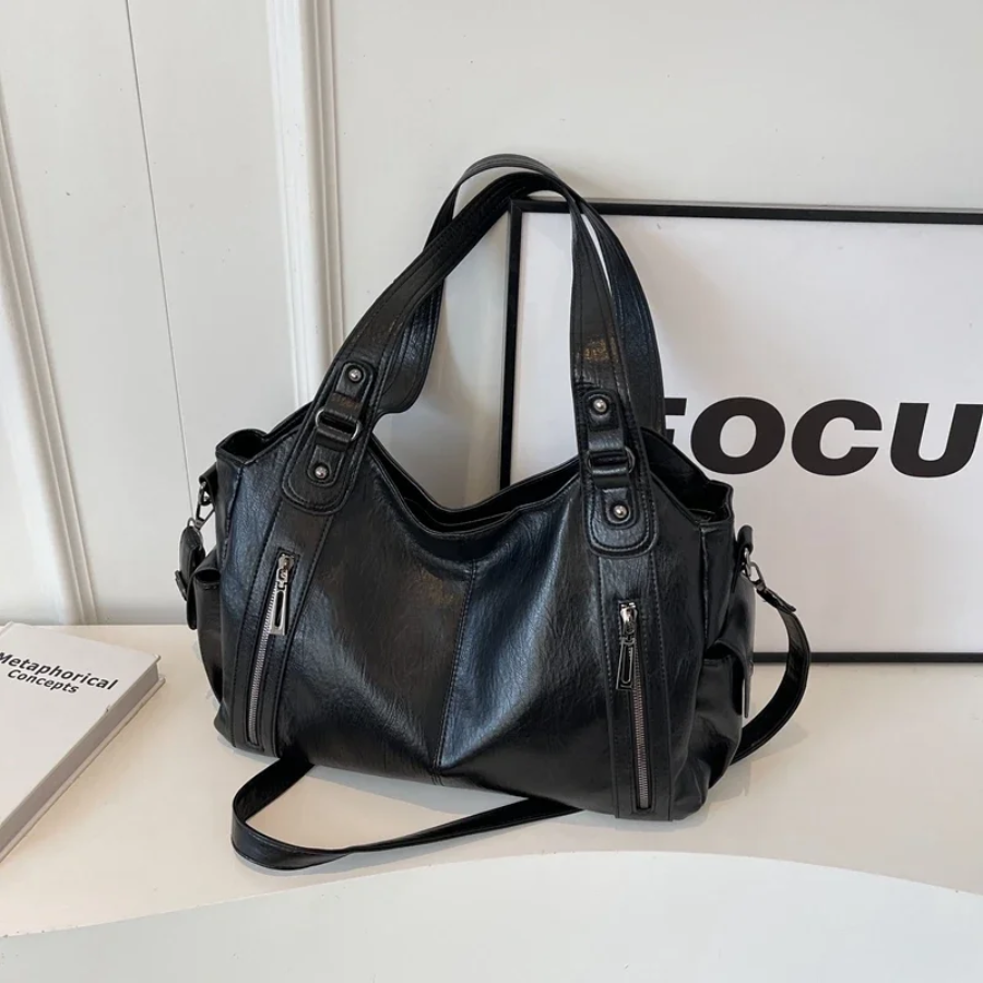 Women's Shoulder Bag – Stylish Everyday Shoulder Bag – Amber