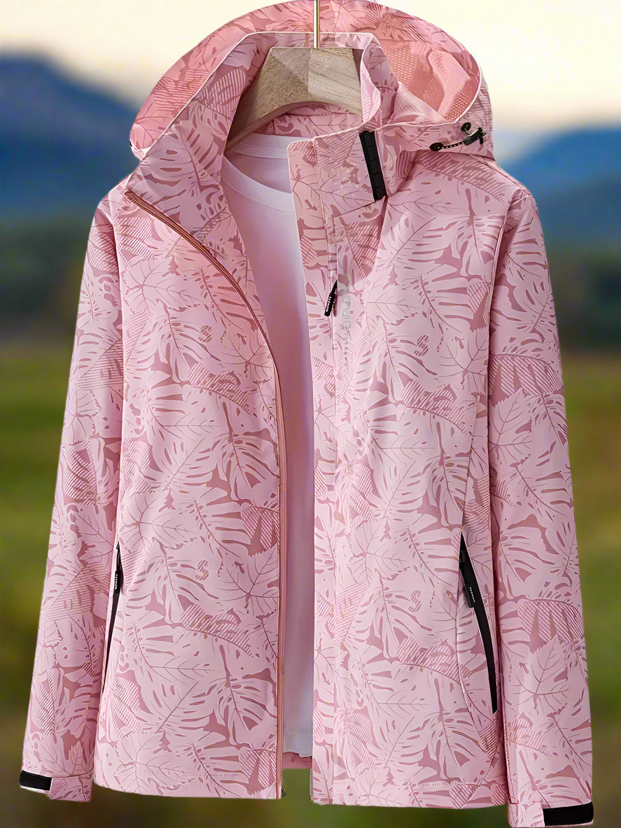 Women’s Waterproof Summer Jacket – Lightweight Rain Style - Leslie