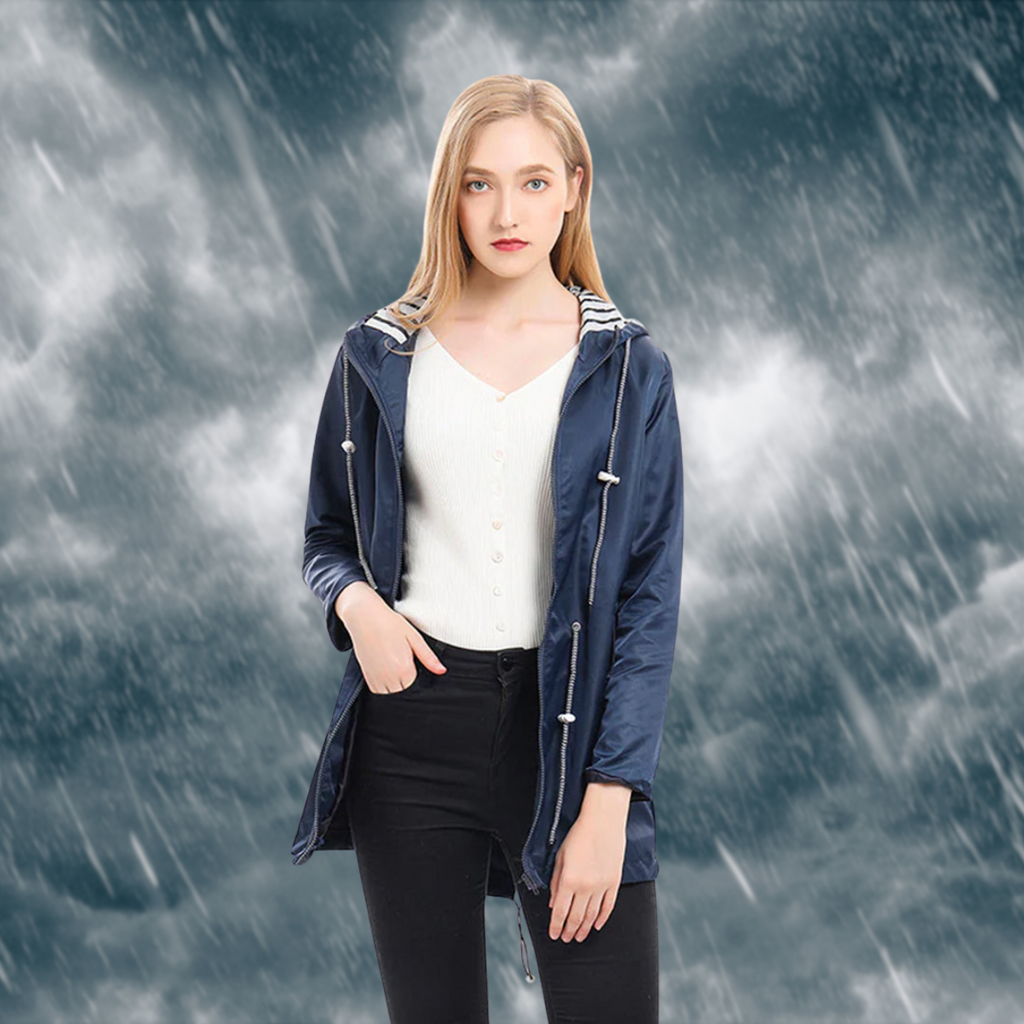 Women's Rain Jacket – Waterproof Outdoor Jacket – Glayda