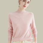Women's Roll Neck Sweater – Fitted Turtleneck Winter Sweater