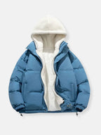 Women's Hooded Winter Jacket – Warm Lined Zip-Up Jacket