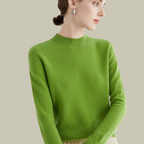 Women's Roll Neck Sweater – Fitted Turtleneck Winter Sweater
