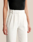 Women's High Waist Wide Leg Pants – Tailored Flowy Dress Trousers