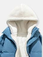 Women's Hooded Winter Jacket – Warm Lined Zip-Up Jacket