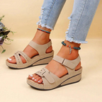 Women's Supportive Sandals with Cushioned Footbed and Adjustable Straps