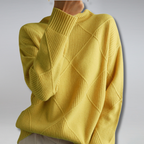 Women's Turtleneck Sweater – Knit Pullover Sweater – Myla