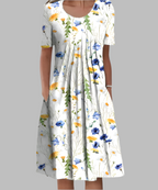 Women's Elegant Midi Dress – Classic Occasion Dress – Audrey