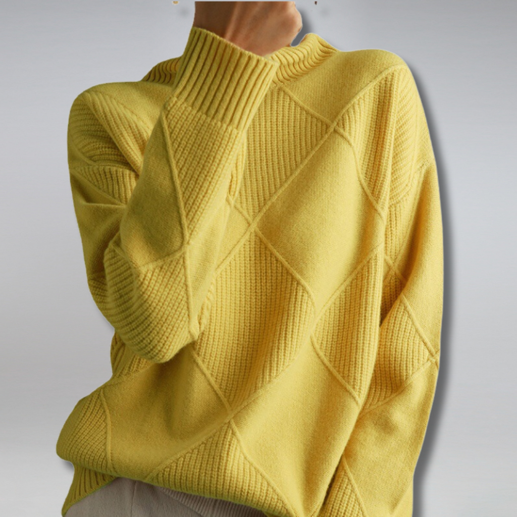 Women's Turtleneck Sweater – Winter Knit Sweater – Penelope