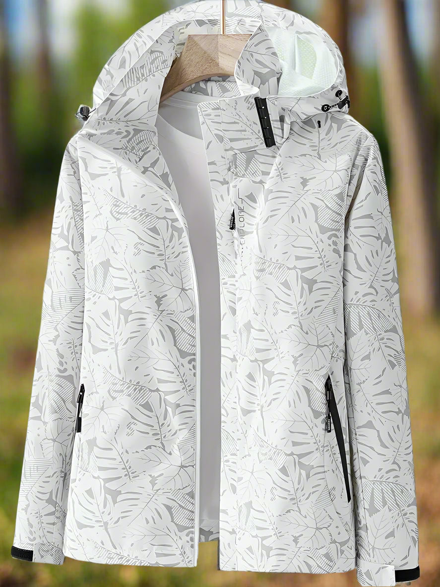 Women’s Waterproof Summer Jacket – Lightweight Rain Style - Leslie