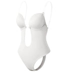 Women's Low Back Shaper Bodysuit – Contouring Support Bodysuit