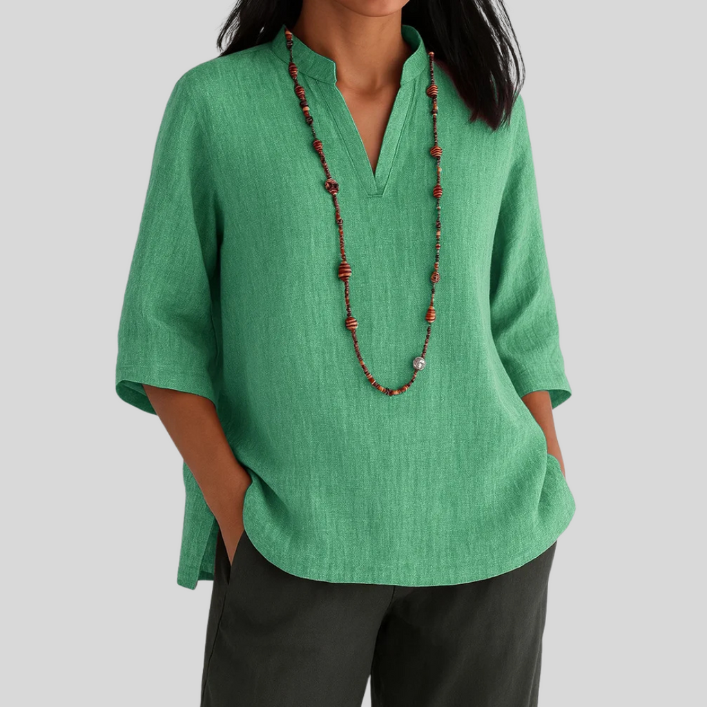 Women's Relaxed Fit Blouse – Lightweight Casual Summer Blouse
