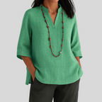 Women's Relaxed Fit Blouse – Lightweight Casual Summer Blouse