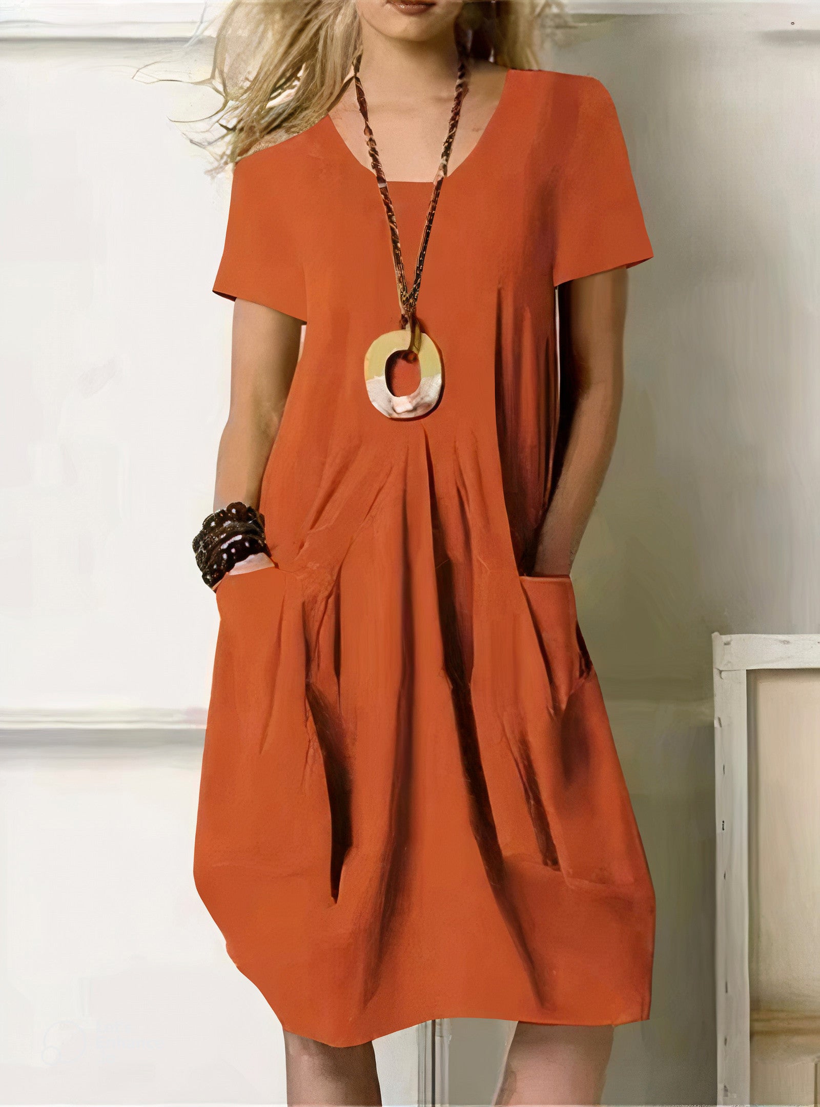 Reagan | Relaxed Fit Midi Dress