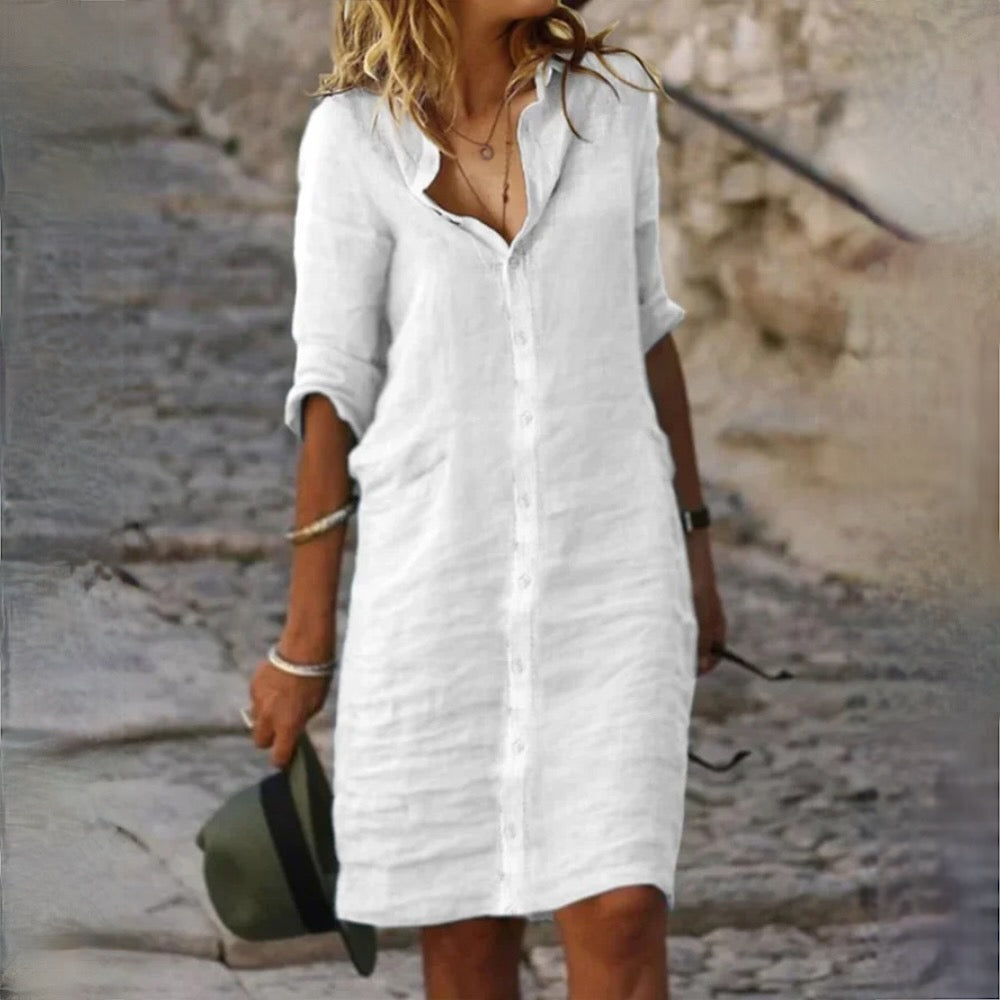 Women's Everyday Midi Dress – Casual Summer Dress