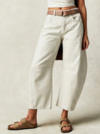 Women's Wide Leg Pants – Printed Casual Pants – Gabriela