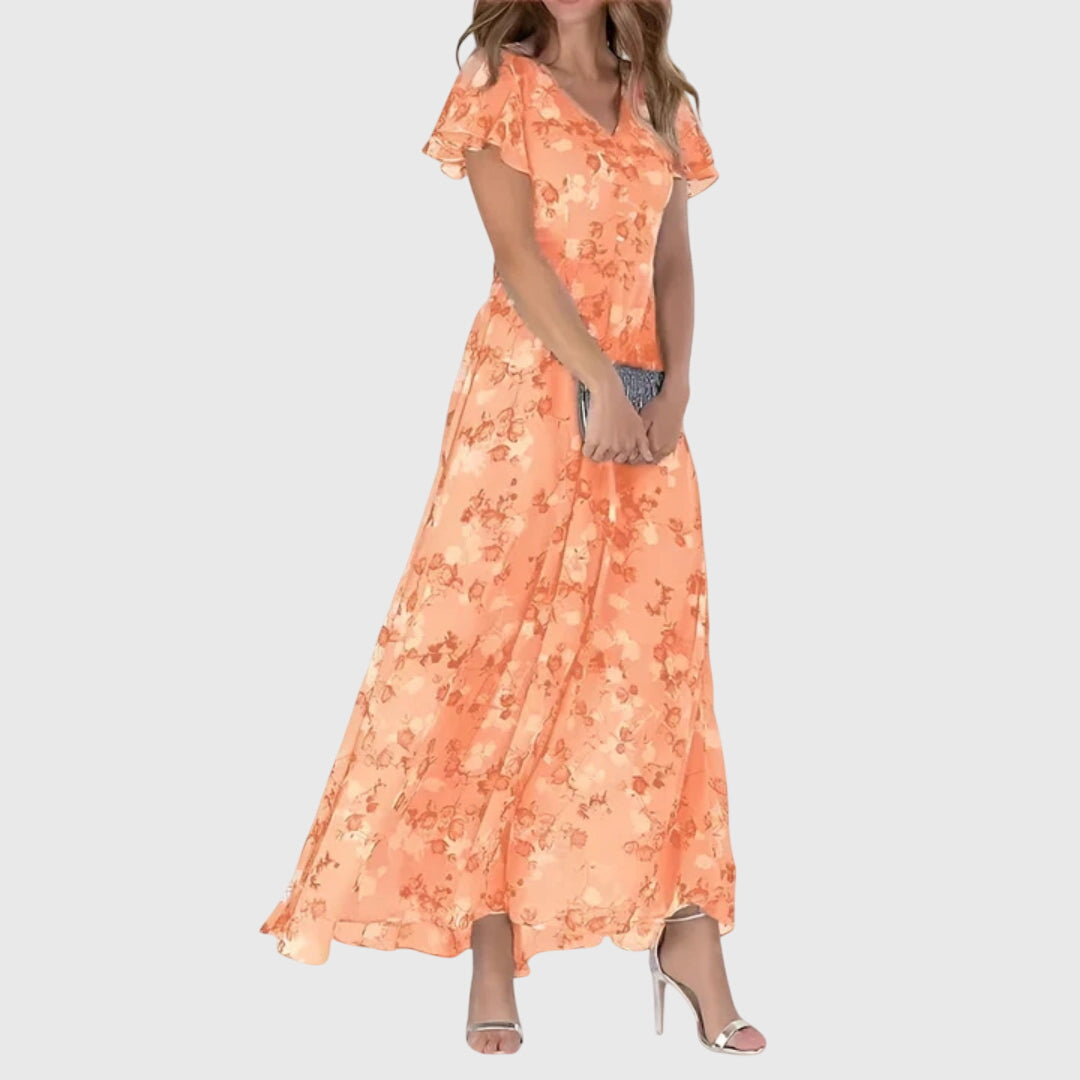 Women's Maxi Dress – Flattering Fit Occasion Dress – Elaria