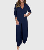 Women's Wide Leg Set – Casual Two-Piece Set – Olivia