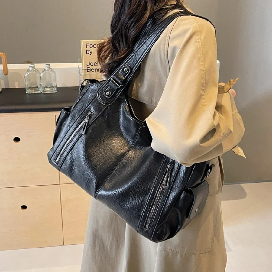 Women's Shoulder Bag – Stylish Everyday Shoulder Bag – Amber