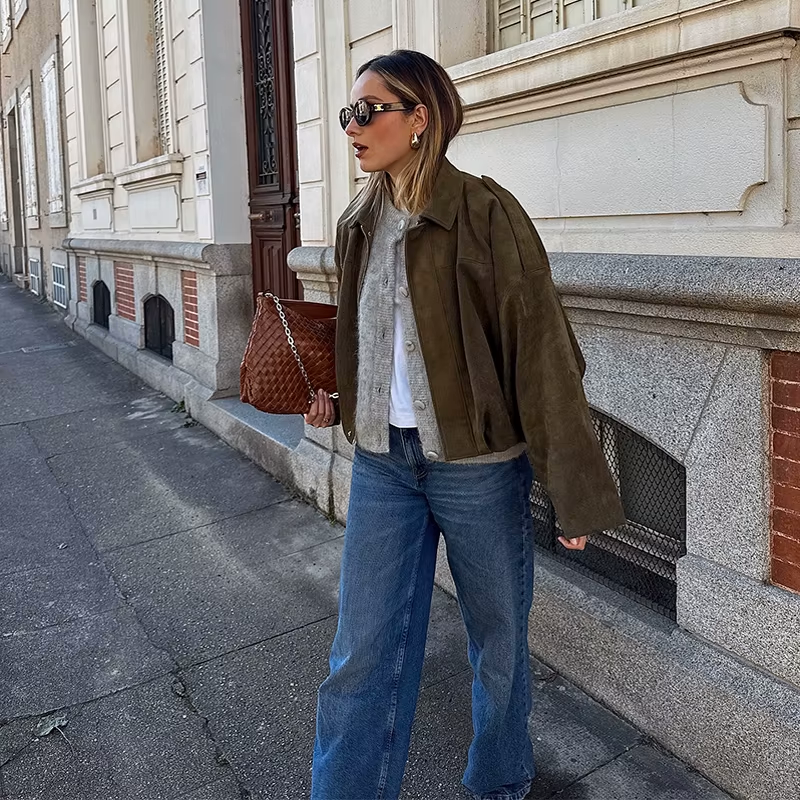 Women's Vintage Fringe Jacket – Oversized Western Statement Jacket