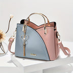 Women's Luxury Faux Leather Shoulder Bag – Designer Style Handbag – Lillian