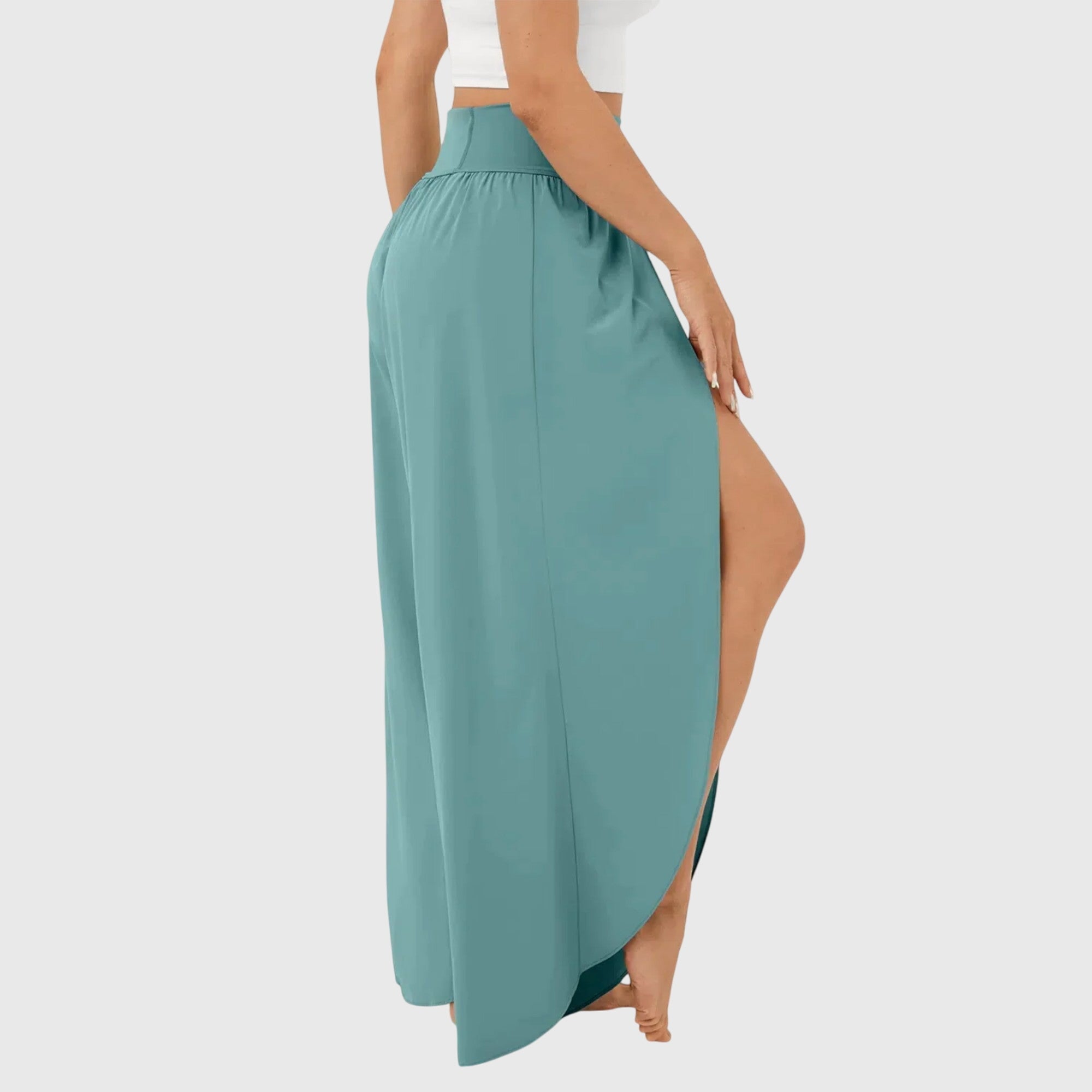 Women's Wide Leg Pants – Boho Casual Pants – Magdalena