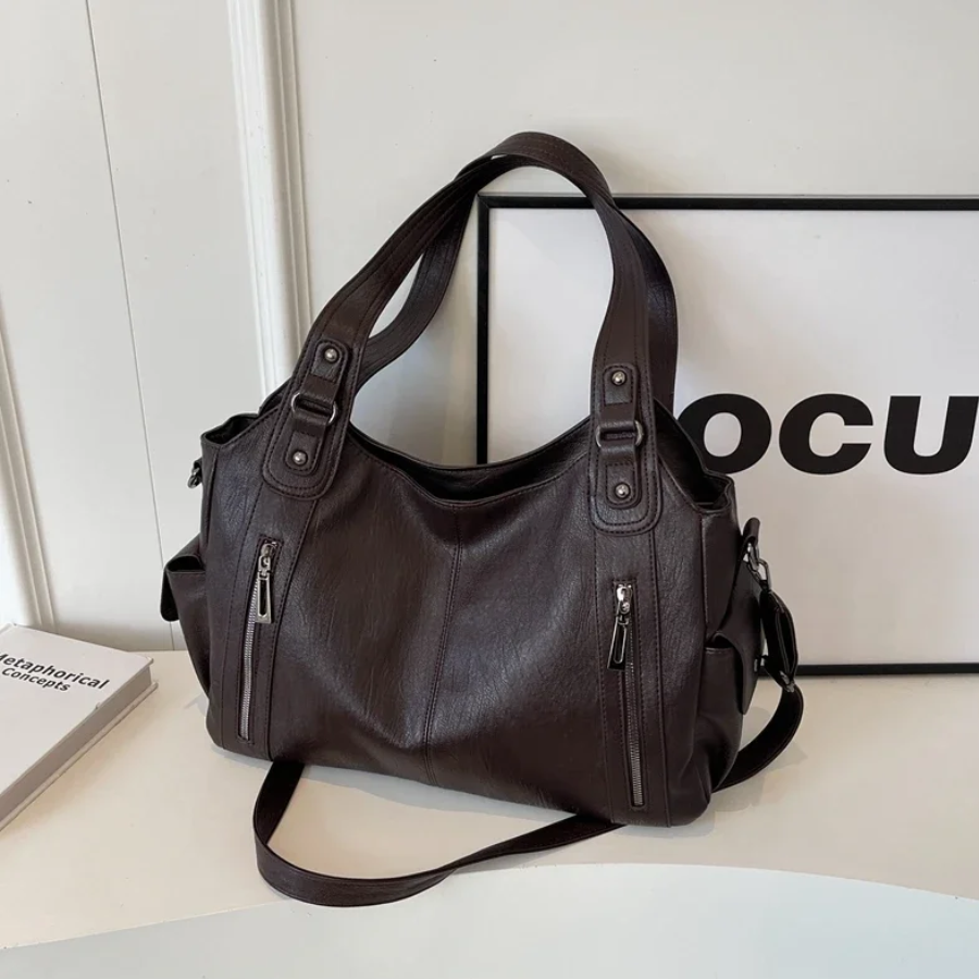Women's Shoulder Bag – Stylish Everyday Shoulder Bag – Amber