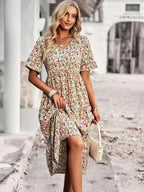 Women's Summer Dress – Short Sleeve Casual Dress – Layla