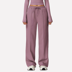 Women's Drawstring Wide Leg Sweatpants – High Waist Pocket Lounge Pants