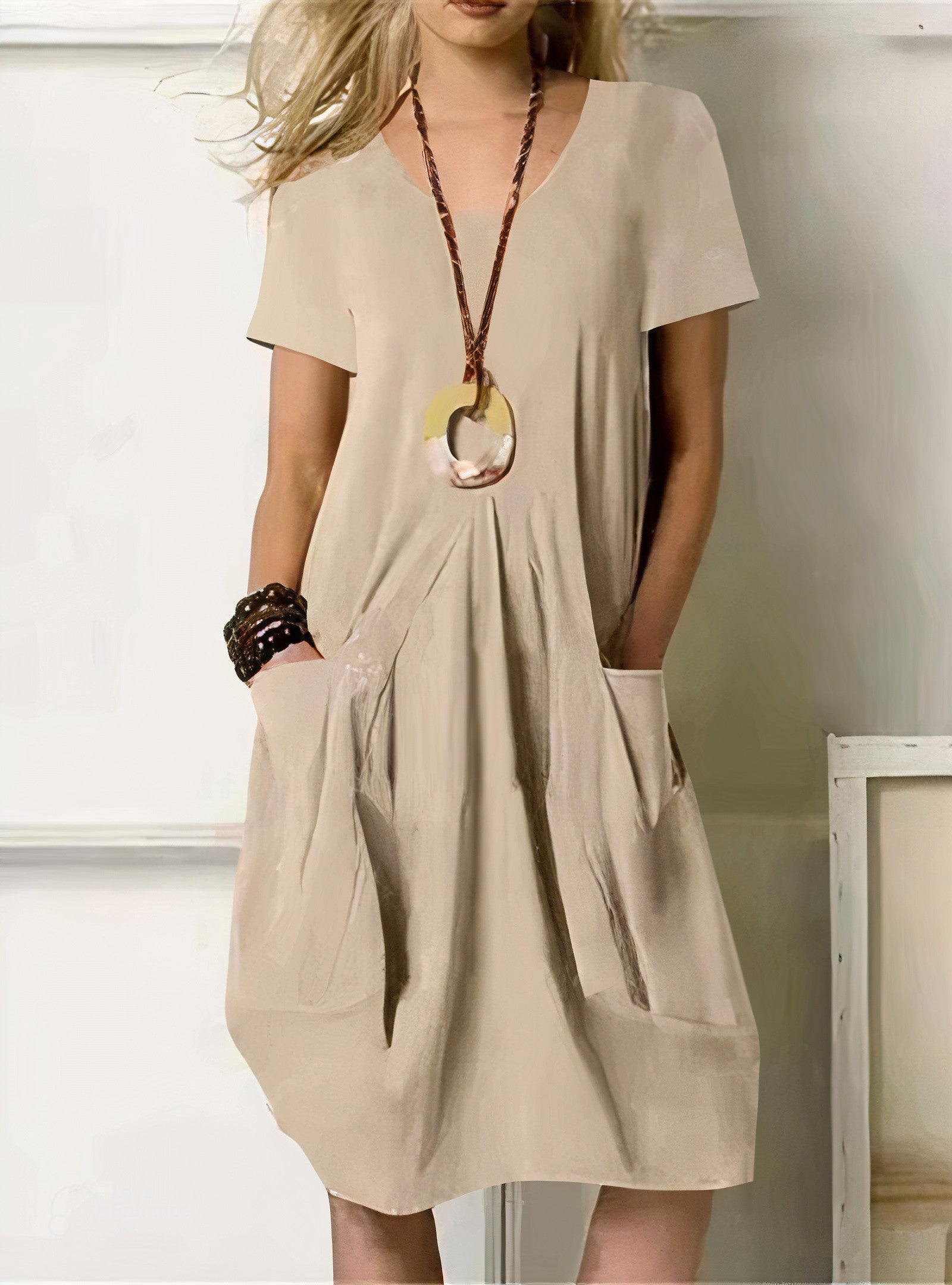 Reagan | Relaxed Fit Midi Dress