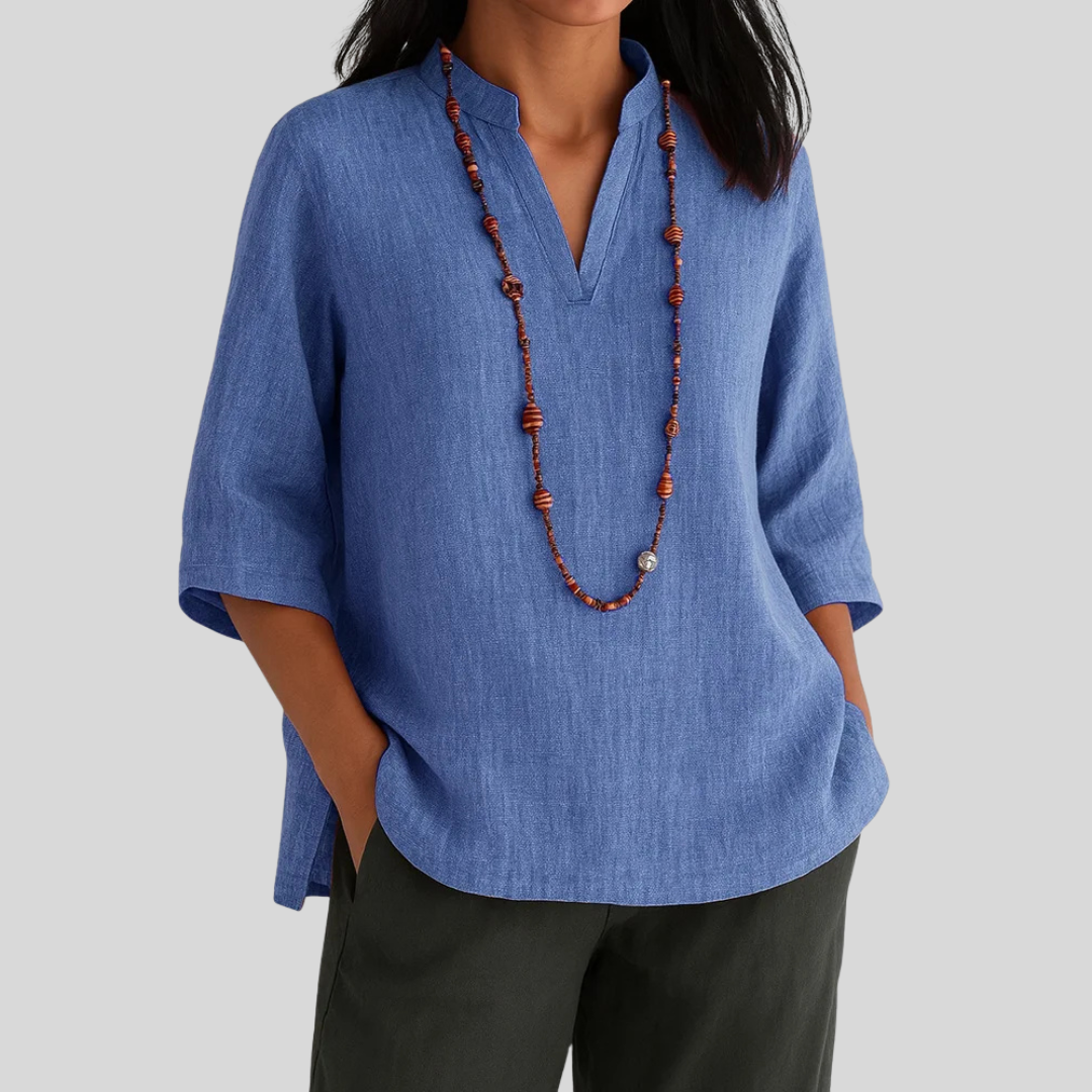 Women's Relaxed Fit Blouse – Lightweight Casual Summer Blouse